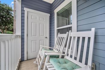 Patio with bench